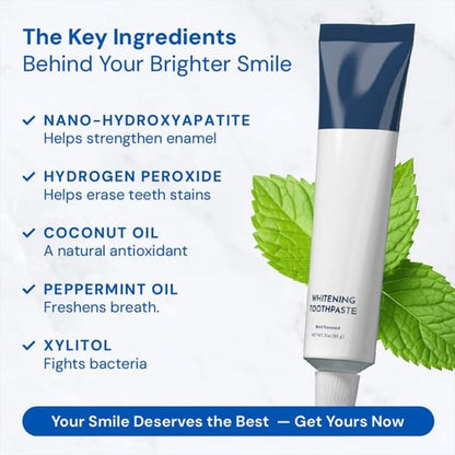 EnamelGuard Whitening Paste - Your Natural Smile Solution - 50% OFF