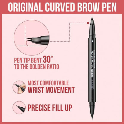 Microblade Brow Pen for Natural Fullness – Unlock Naturally Full, Defined Brows in Seconds - 1+1 FREE