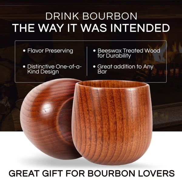 The Skavix Wood Glass - Taste Bourbon the Way It Was Intended + 50% OFF