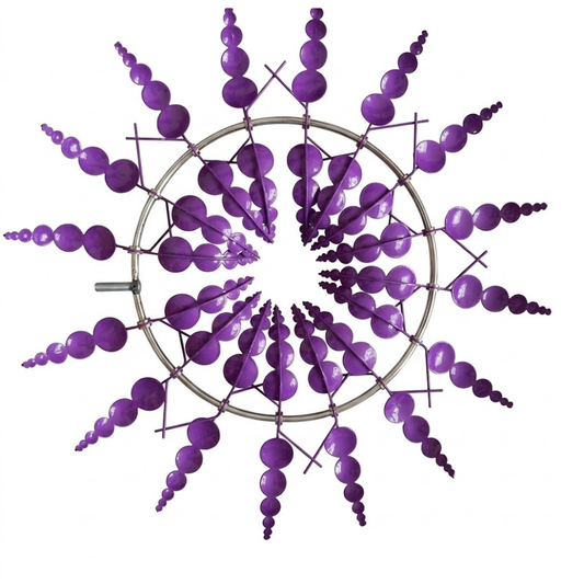 WhirlBloom™ – Dual-Spinning Metal Kinetic Wind Spinner + 50% OFF