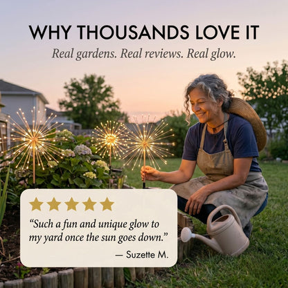 Ember & Bloom™ – Solar Bendable Starburst Garden Lights + 50% OFF
