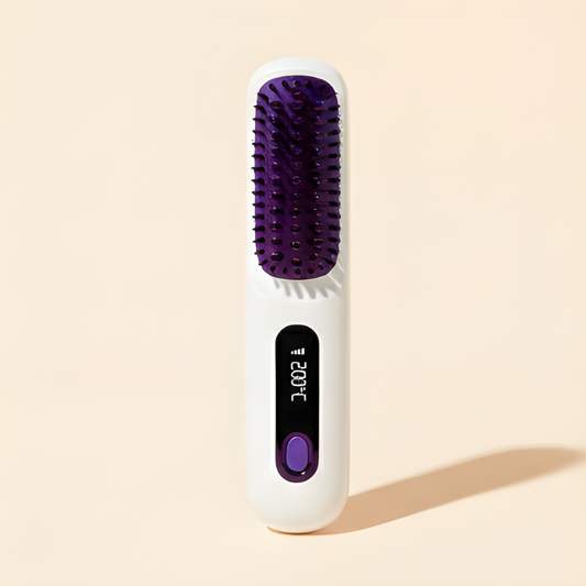 Silkbrush™ – Cordless Ceramic Ion Straightening Brush + 50% OFF