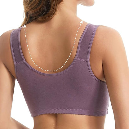 ComfyEase Front-Closure Bra - Your Effortless Support - 60% OFF