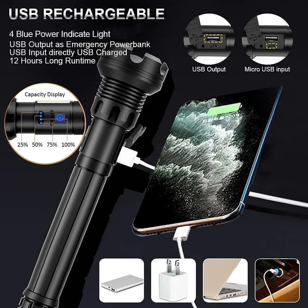 Lumens™ Tactical Laser Flashlight