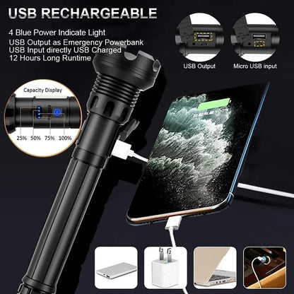 Lumens™ Tactical Laser Flashlight