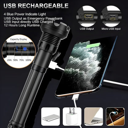 Lumens™ Tactical Laser Flashlight