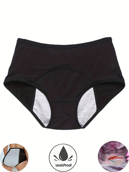 High-Waisted Hygroscopic Protective Panties – Leakproof Underwear for Women - 50% OFF