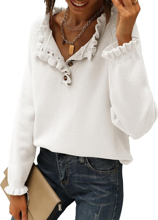 The PetalKnit Sweater - Effortless Feminine Charm - 50% OFF
