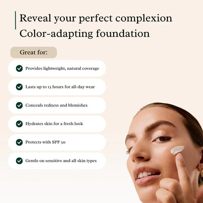 ChromaShift Foundation - Your Perfect Shade, Guaranteed - 50% OFF