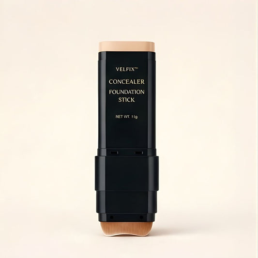 Velfix™ – Dual-Ended Concealer & Foundation Stick with Built-In Brush + 50% OFF