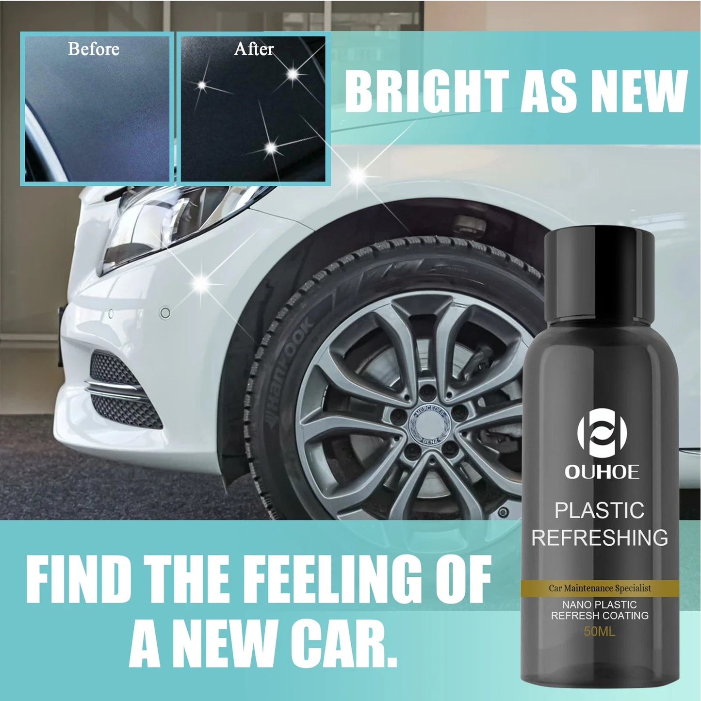 CarMate™ Auto Plastic Revitalizing Coating Agent (Limited Time Offer 60% Discount)