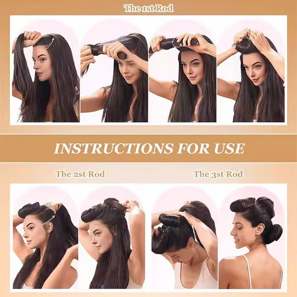 1 + 2 Free l Satin Smooth Curlers - Get effortless curls without heat damage