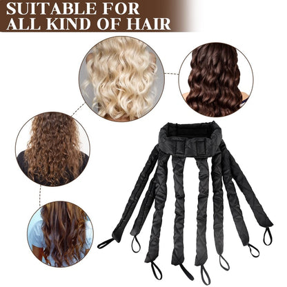 CurlEase Heatless Styler – Your Gentle Wave Weaver - 1+1 FREE