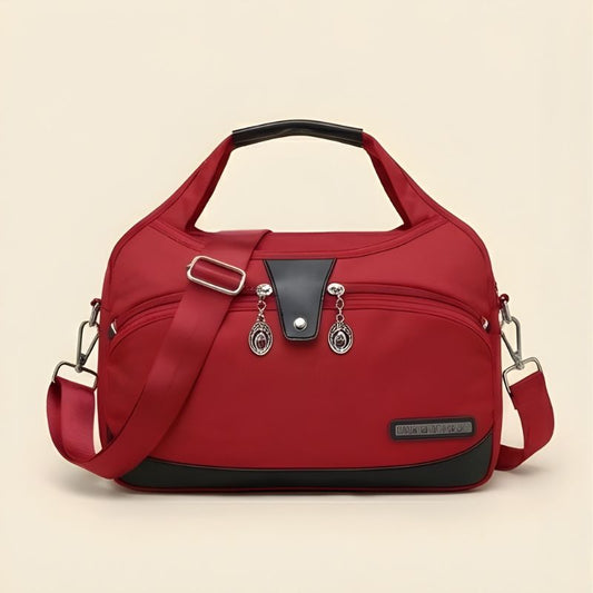 Pouchelle™ – Multi-Pocket Crossbody Handbag with Dual Carry Straps + 50% OFF