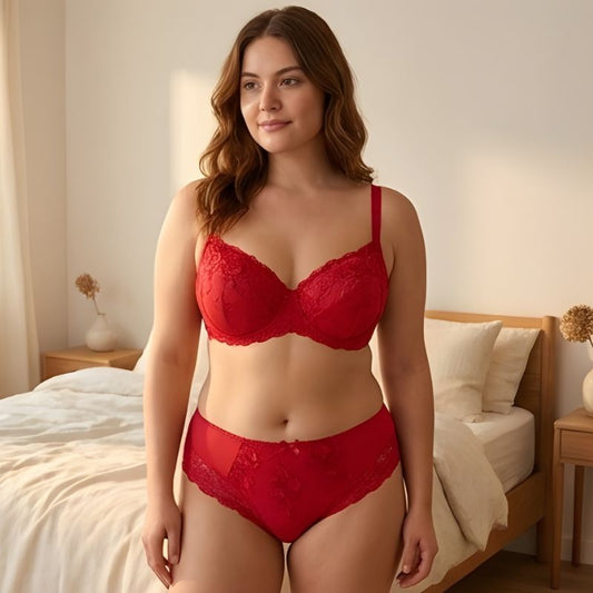 Florève™ – Soft Floral Lace Embroidery Mesh Panty + 50% OFF