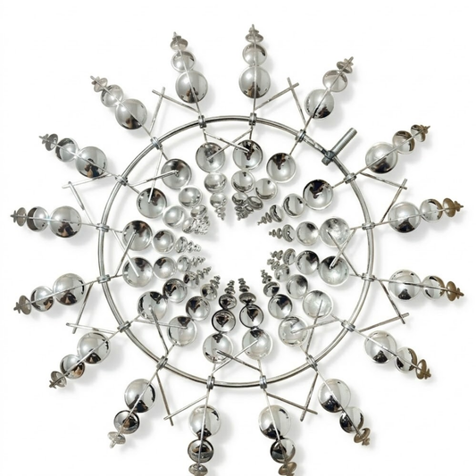 WhirlBloom™ – Dual-Spinning Metal Kinetic Wind Spinner + 50% OFF
