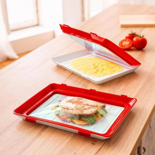 FreshSeal Eco - Reusable Food Preserving Tray - 1+1 FREE
