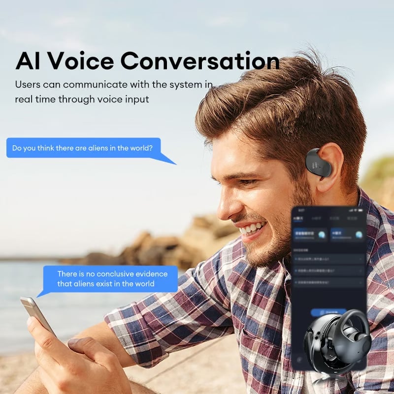 LingoLoop Real-Time AI Translator Earbuds – Speak Freely Across the Globe - 60% OFF