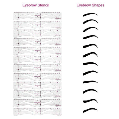 The BrowArchitect Kit - Perfect, Symmetrical Brows in Seconds (12 pack) - 50% OFF