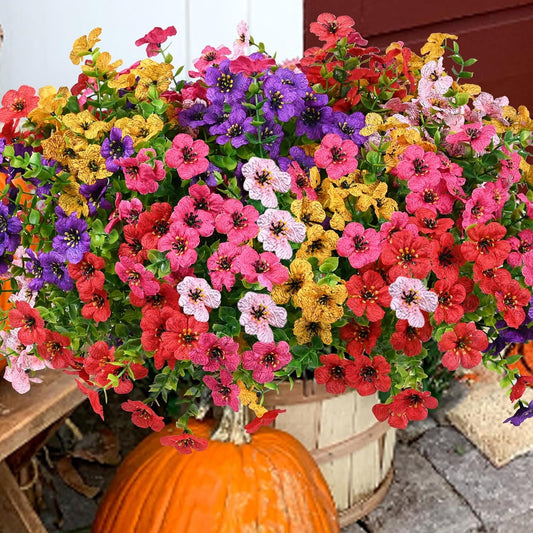 Hedgehollow™ – UV-Resistant Lifelike Artificial Outdoor Flowers + 50% OFF