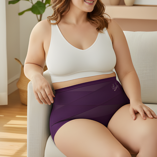 Bellaveil™ – High-Waist Cross-Band Shaping Panties (4-Pack) + 50% OFF