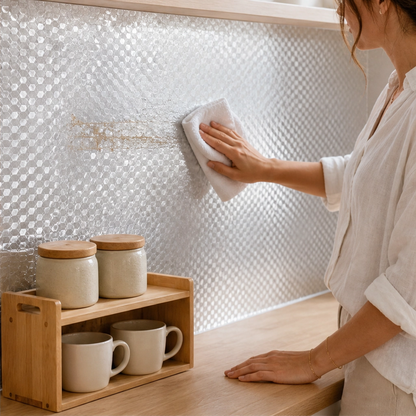 Gleamguard – Waterproof Heat-Resistant Aluminum Kitchen Backsplash Stickers + 50% OFF