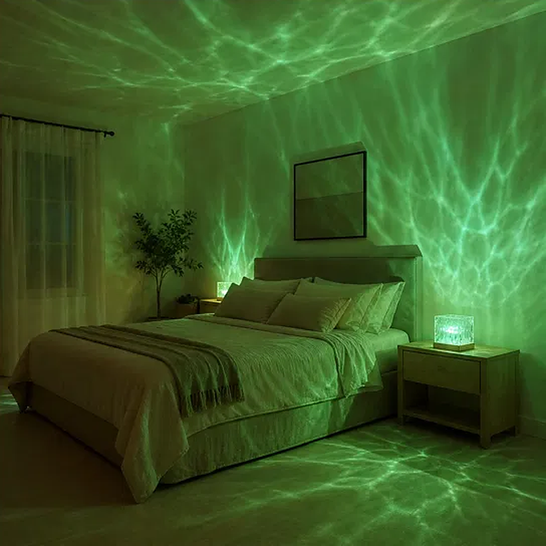 Tidalume – Water Ripple Projection Cube LED Ambient Light + 50% OFF