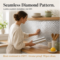Gleamguard – Waterproof Heat-Resistant Aluminum Kitchen Backsplash Stickers + 50% OFF
