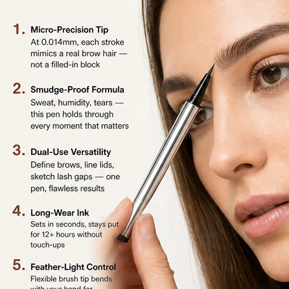 Sablé – Ultra-Fine 0.014mm Waterproof Brow & Eyeliner Pen + BUY 1 PICK 1