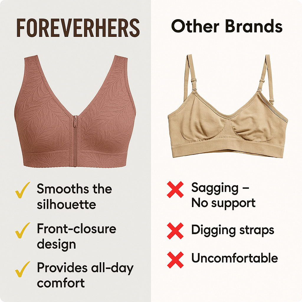ForeverHers | Front Closure Bra for Seniors