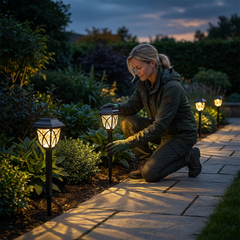 The AuraPath Solar Lanterns — Stylish & Weatherproof Garden Lighting + 50% OFF
