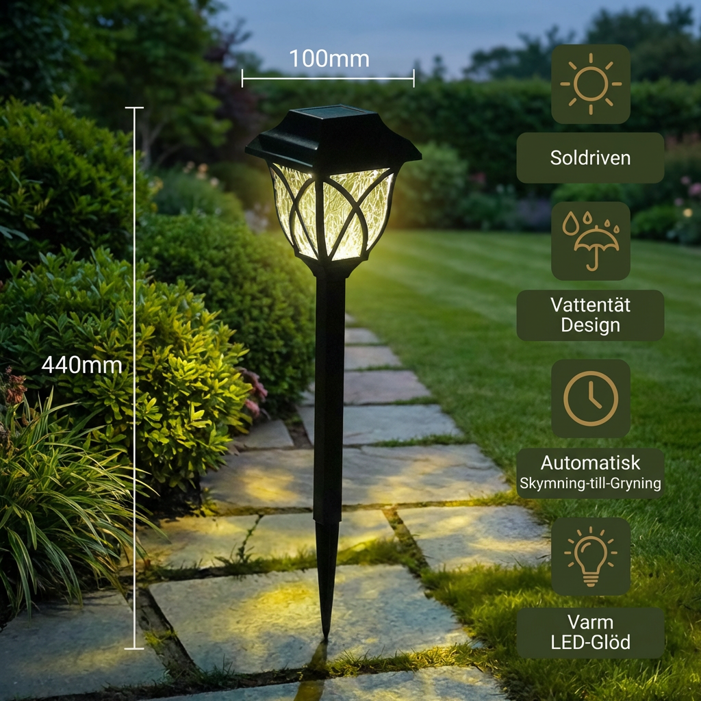 The AuraPath Solar Lanterns — Stylish & Weatherproof Garden Lighting + 50% OFF