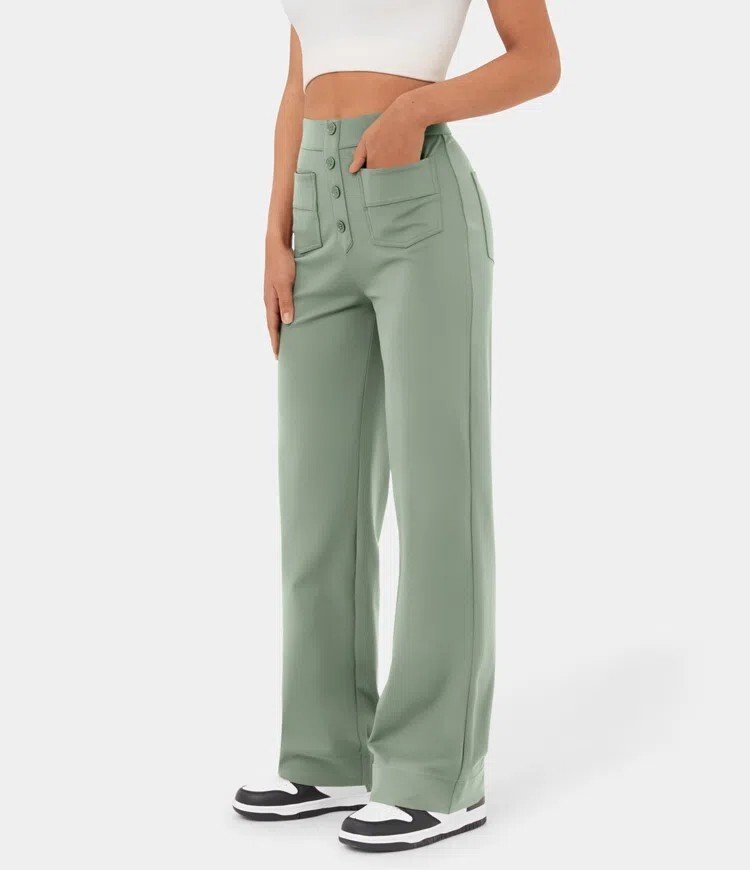 ElevateFit™ High-Waisted Utility Pants