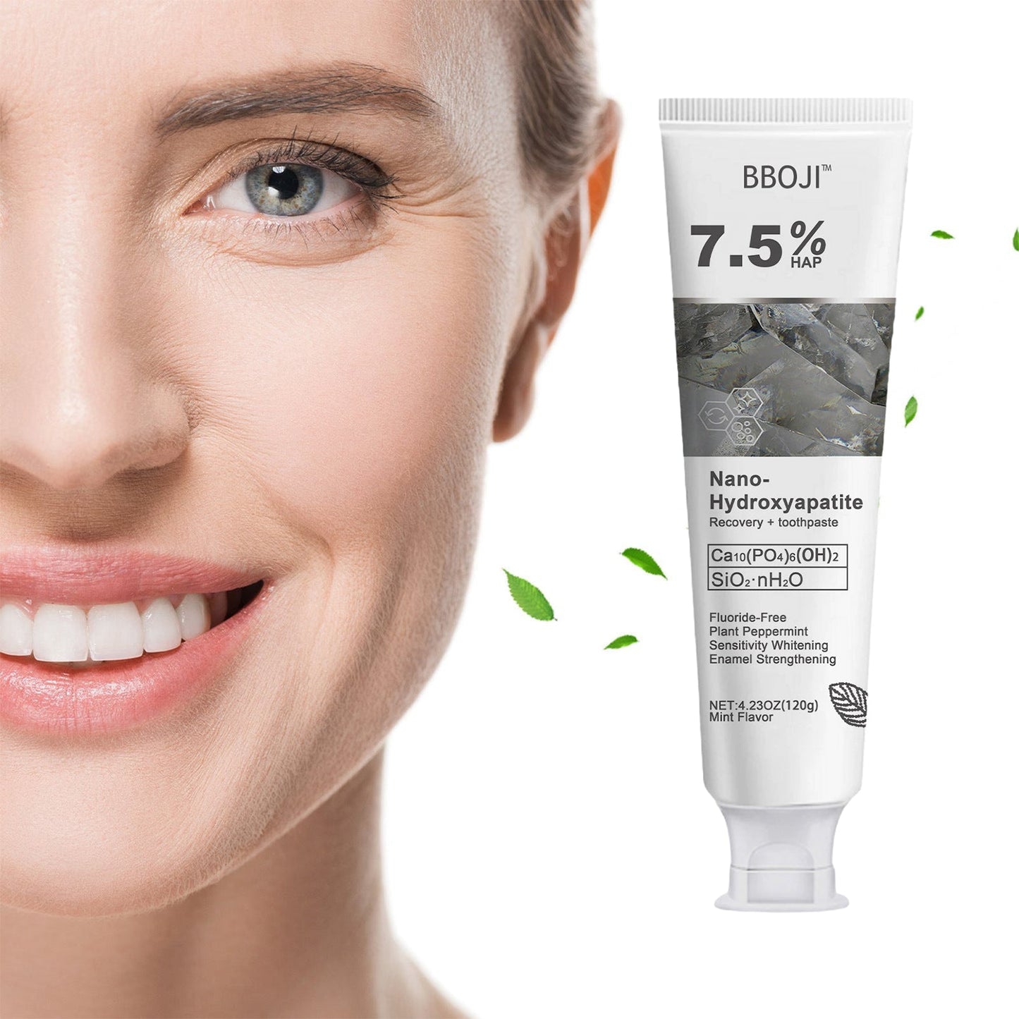 BBOJI™ Hydroxyapatite Toothpaste - Rebuild Enamel, End Sensitivity + 50% OFF