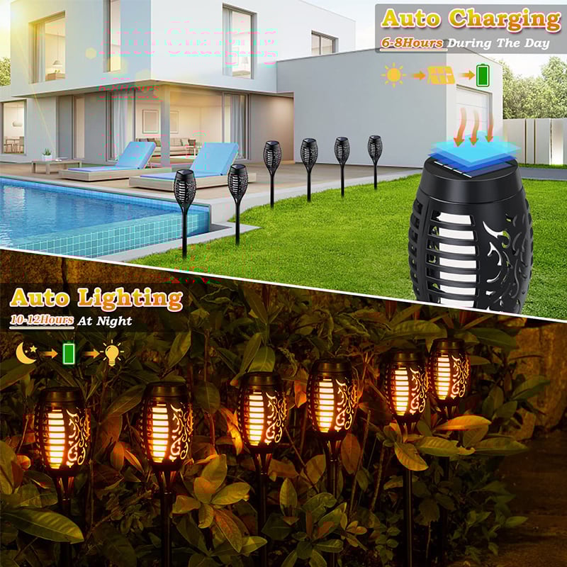 The SolarFlame Torches - The Magic of Fire, The Safety of Solar + 50% OFF