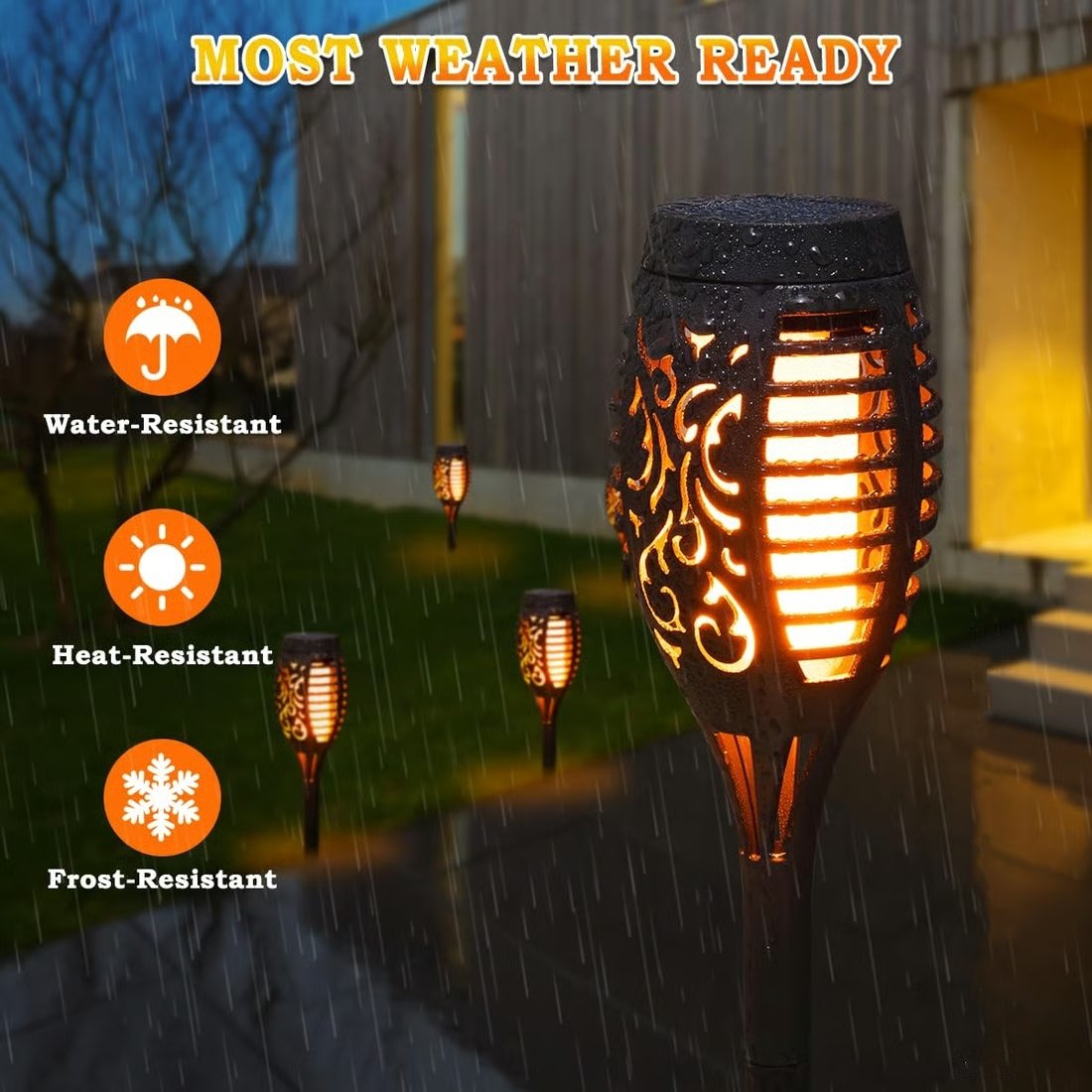 The SolarFlame Torches - The Magic of Fire, The Safety of Solar + 50% OFF