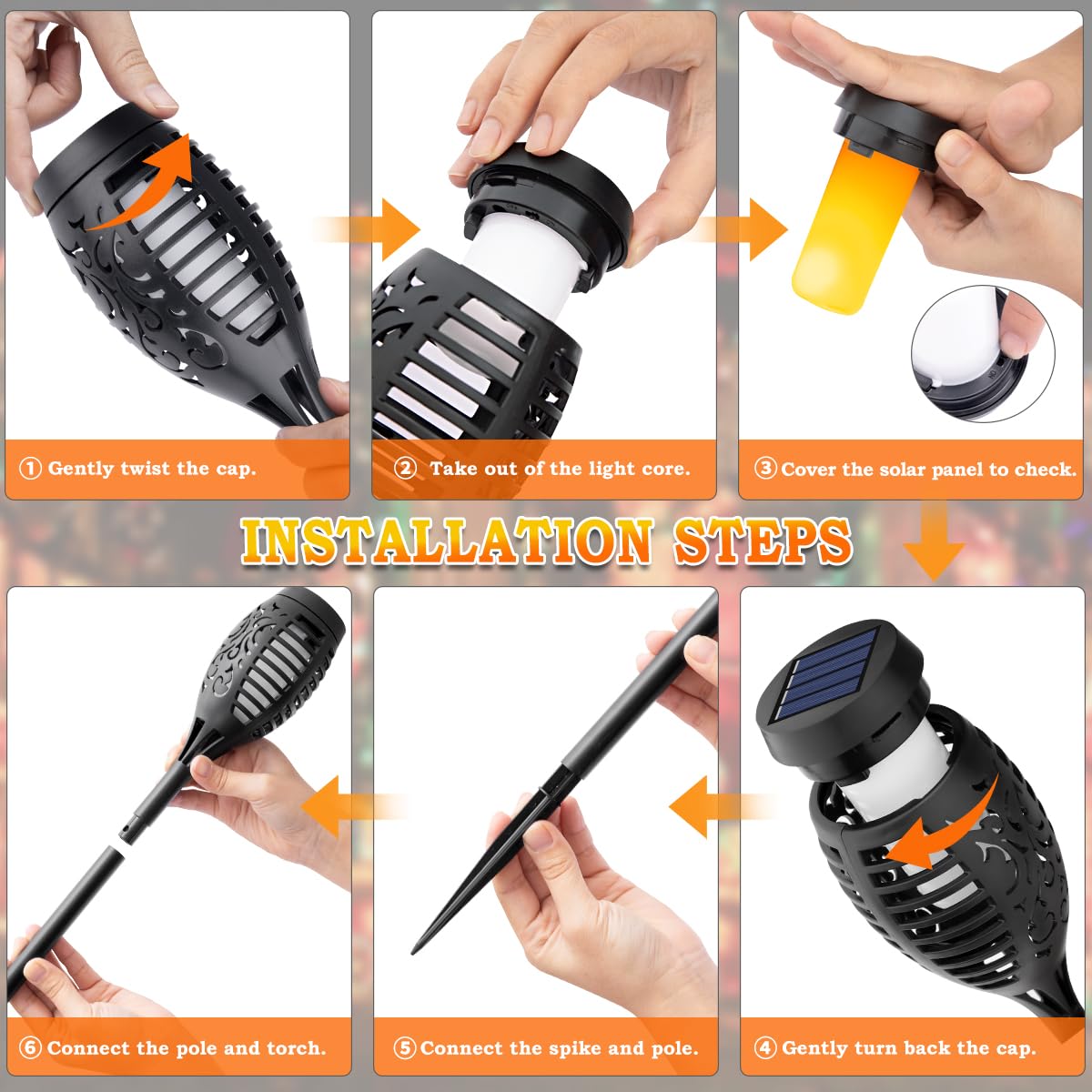 The SolarFlame Torches - The Magic of Fire, The Safety of Solar + 50% OFF