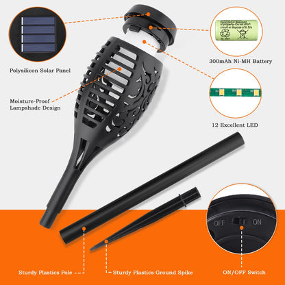 The SolarFlame Torches - The Magic of Fire, The Safety of Solar + 50% OFF