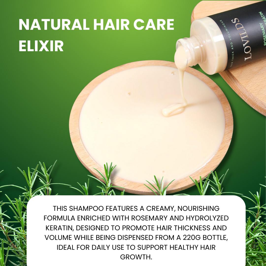LOVILDS Rosemary Keratin – Grow Thicker, Fuller Hair – 50% OFF