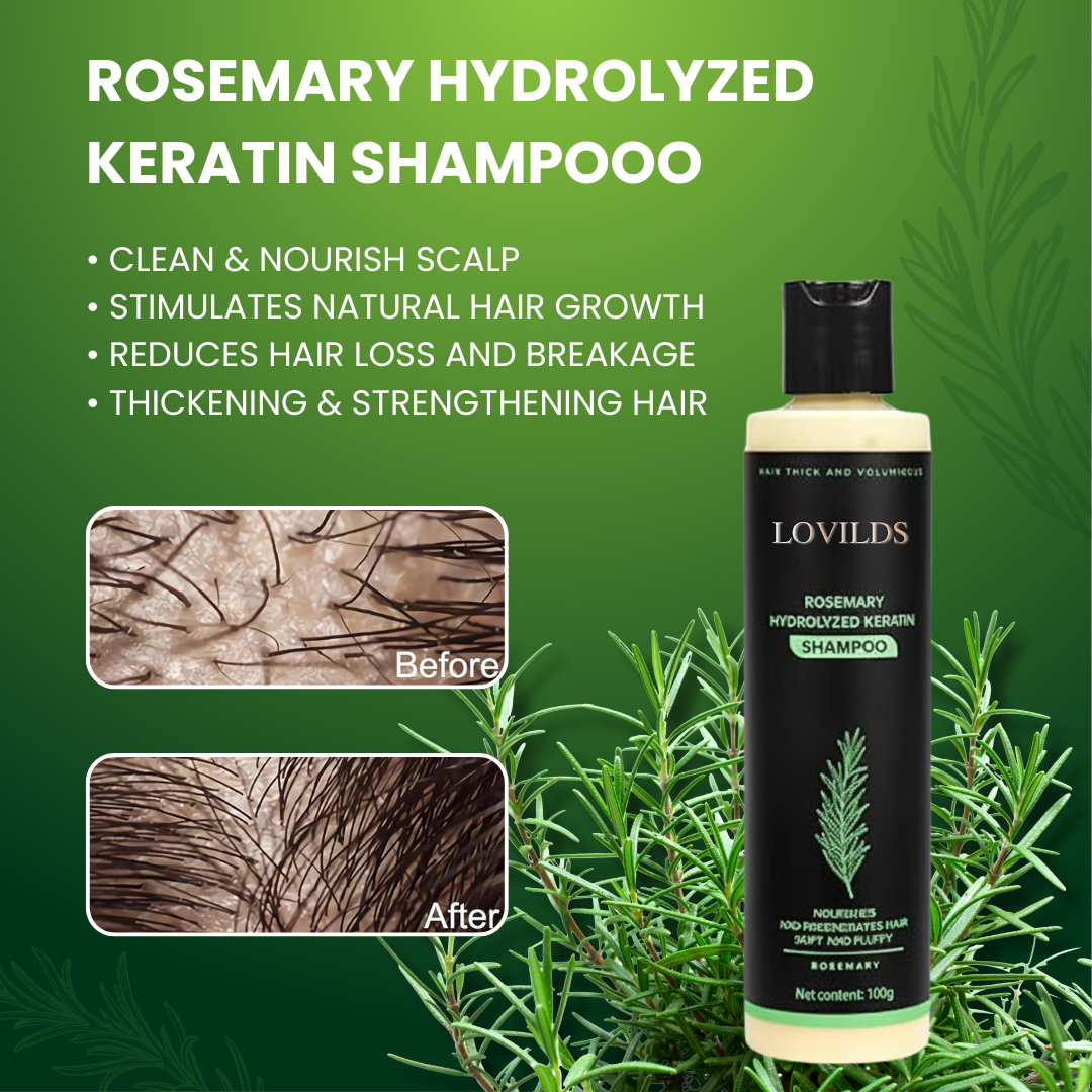 LOVILDS Rosemary Keratin – Grow Thicker, Fuller Hair – 50% OFF