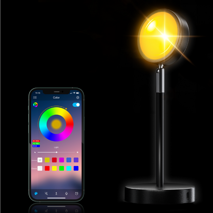 Solhaven™ – Smart Sunset Projection Lamp with App & Remote Control + 50% OFF