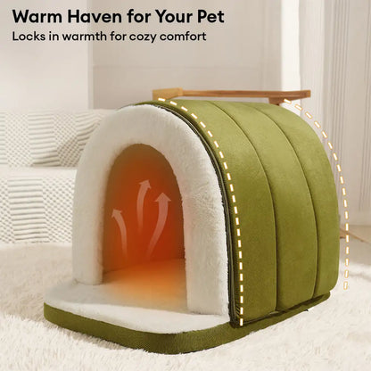 The Cozy Den Pet Bed - The Ultimate Comfort for Your Furry Friend + 50% OFF