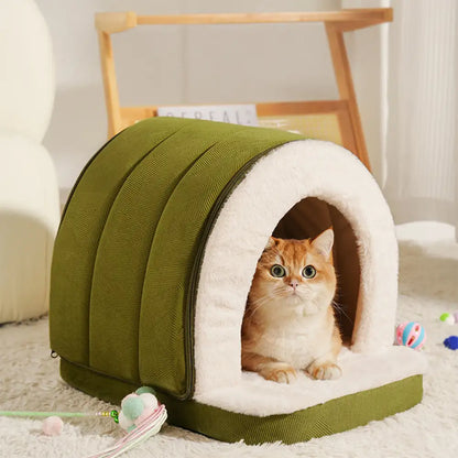 The Cozy Den Pet Bed - The Ultimate Comfort for Your Furry Friend + 50% OFF