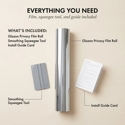 Glazon™ – One-Way Privacy Window Film | Blocks Heat, UV & Glare | No Glue Static Cling + 50% OFF