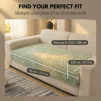Nestova™ – Carved Plush Non-Slip Couch Cover for Sofas & Pet Protection + 50% OFF