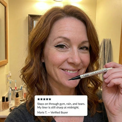 Sable™ – Waterproof Smudge-Proof 24HR Precision Liquid Eyeliner + 1+1 FREE