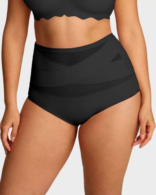 Sculptelle™ – High-Waisted Cross Tummy-Control Shaping Panty + 50% OFF