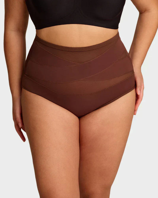Sculptelle™ – High-Waisted Cross Tummy-Control Shaping Panty + 50% OFF