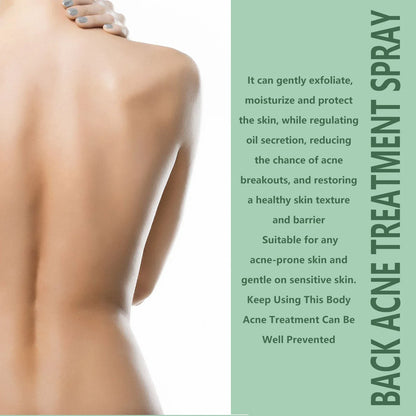 Back Acne Spray Fast-Acting Body Blemish Treatment for Women - Clear Skin Without the Harshness - 1+1 FREE