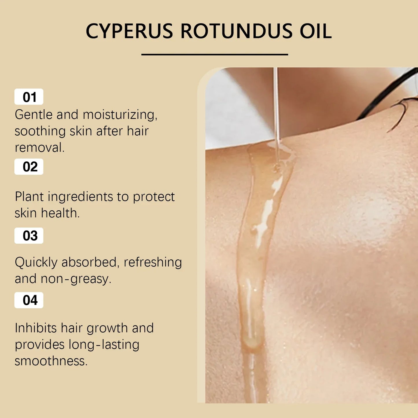 BareFree Nourishing Oil - Reduce Hair Regrowth Naturally + 50% OFF